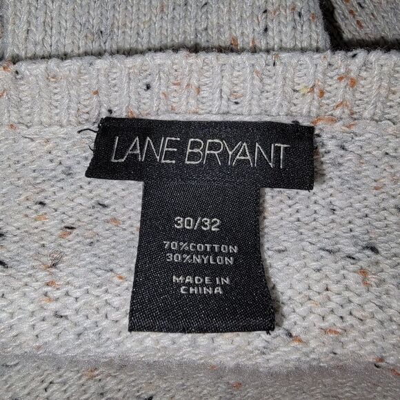 Lane Bryant speckled wide sleeve button sweater size 30/32 - Picture 4 of 4